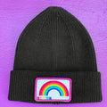 Be Kind Black Rainbow Beanie T-Shirts, Hoodie, Sweatshirt | PureTeeCo.com