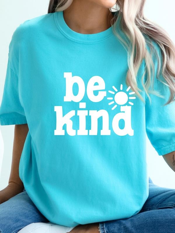 Be Kind Blue Lagoon Tee Hoodie, Sweatshirt | PureTeeCo.com