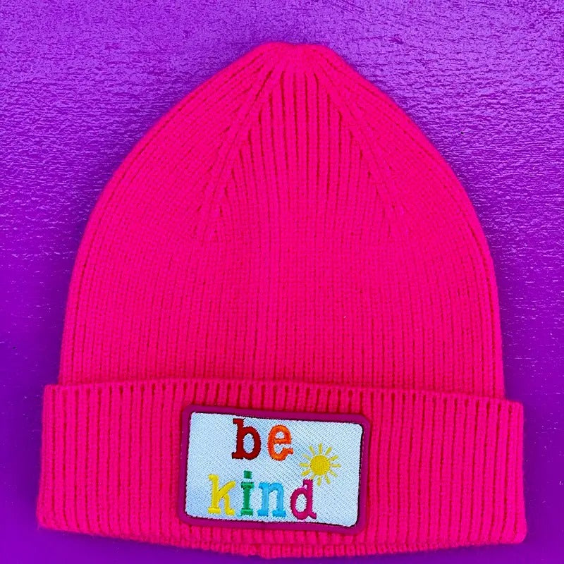 Be Kind Pink Beanie T-Shirts, Hoodie, Sweatshirt | PureTeeCo.com