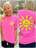 Be Kind Pink Sunshine Tee Hoodie, Sweatshirt | PureTeeCo.com