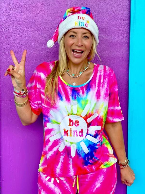 Be Kind Tie Dye Lounge Top T-Shirts, Hoodie, Sweatshirt | PureTeeCo.com