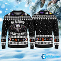 Be Merry Stay Scary Ugly Christmas Sweater