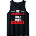 Be Stronger Than Your Excuses Tank Top Motivational Workout Tank Top MADE IN USA T-Shirts, Hoodie, Sweatshirt | PureTeeCo.com
