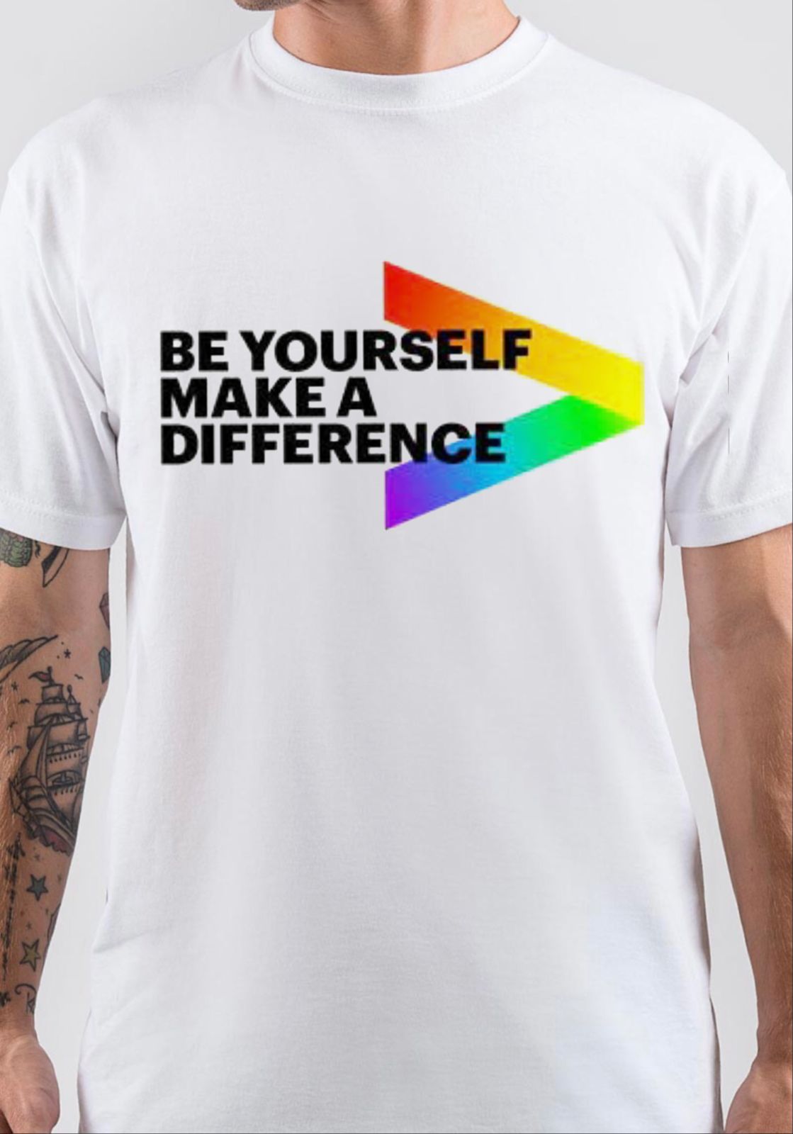 Be Yourself Make A Difference T-Shirt Hoodie, Sweatshirt | PureTeeCo.com