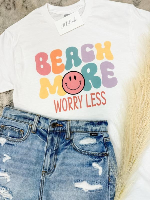Beach More Graphic Tee Hoodie, Sweatshirt | PureTeeCo.com