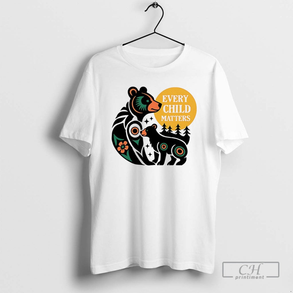 Bear Every Child Matters T Shirts
