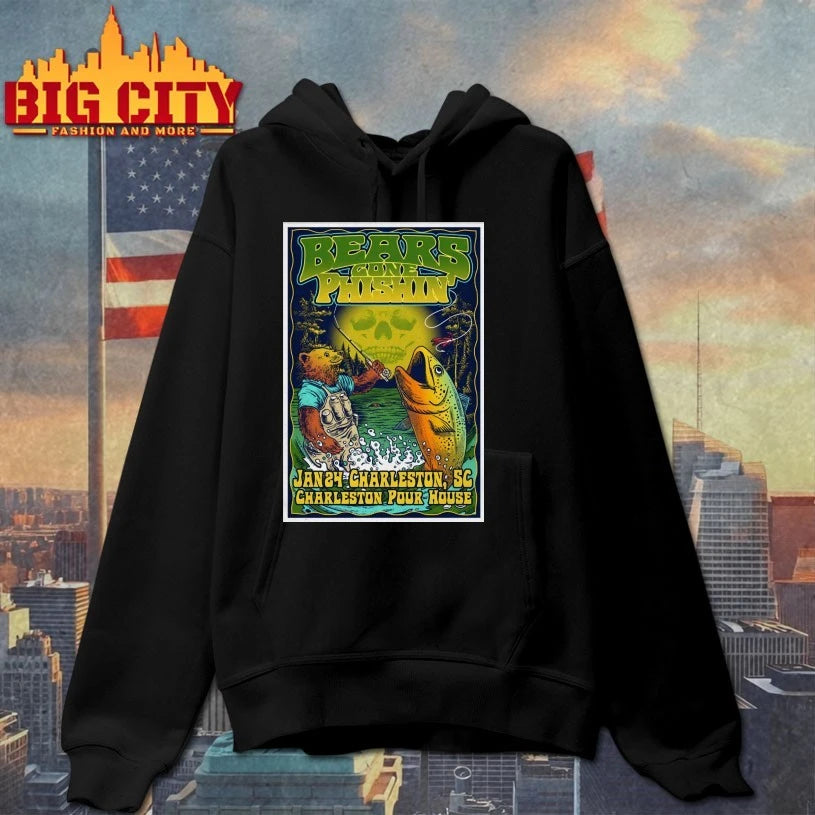 Bears Gone Phishin’ Jan 24 2026 Charleston Pour House In Charleston SC Poster shirt