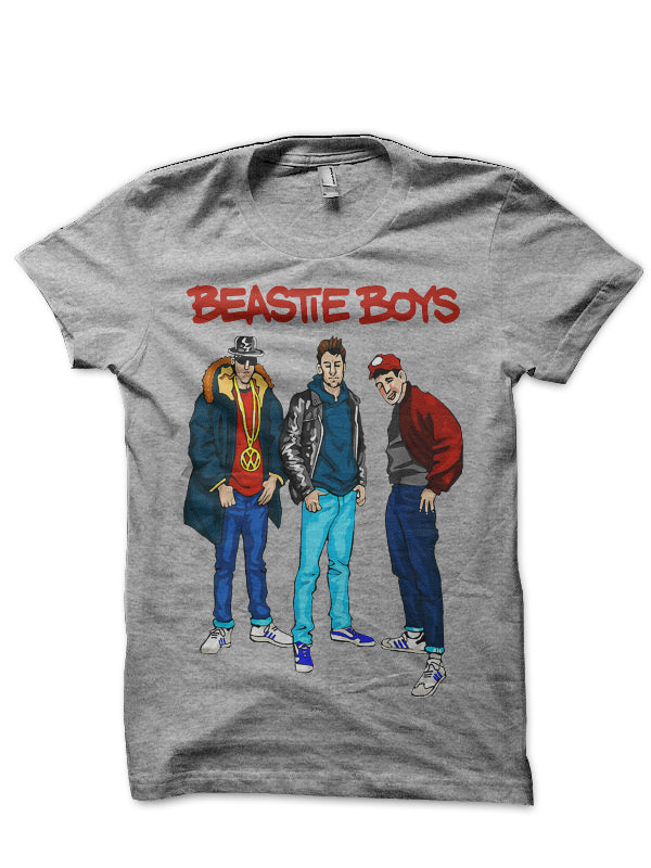 Beastie Boys Grey T-Shirt Hoodie, Sweatshirt | PureTeeCo.com