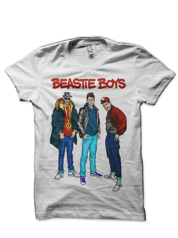Beastie Boys White T-Shirt Style003 Hoodie, Sweatshirt | PureTeeCo.com