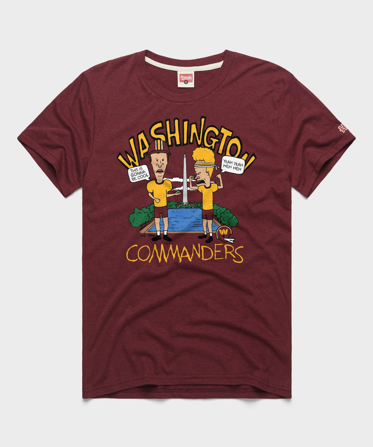 Beavis And Butt-Head X Washington Commanders Monument
