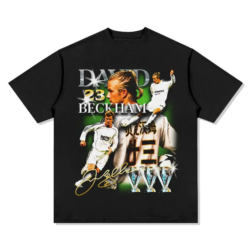 Beckham Graphic Tee - Vintage Bootleg - 3000 BC clothes Hoodie, Sweatshirt | PureTeeCo.com