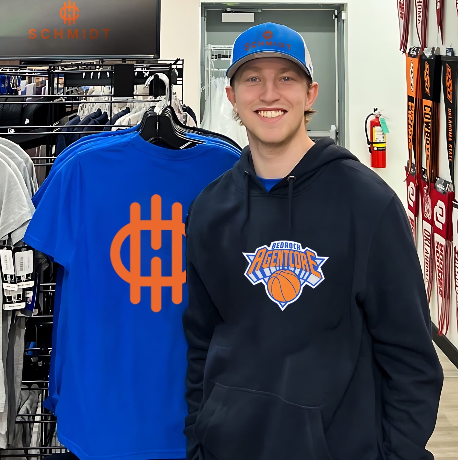 Bedrock Agentcore as New York Knicks logo shirt