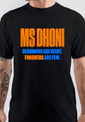 Beginners Are Many Finishers Are Few MS Dhoni T-Shirt Hoodie, Sweatshirt | PureTeeCo.com