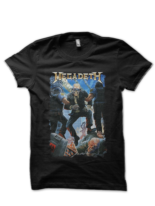 Megadeth Black T-Shirt Style012 Hoodie, Sweatshirt | PureTeeCo.com