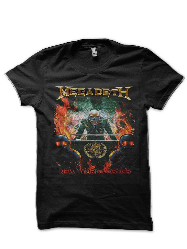 Megadeth Black T-Shirt Style010 Hoodie, Sweatshirt | PureTeeCo.com