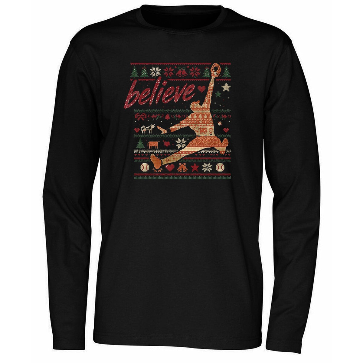 Believe Orioles Air Cowser Ugly Christmas Shirt