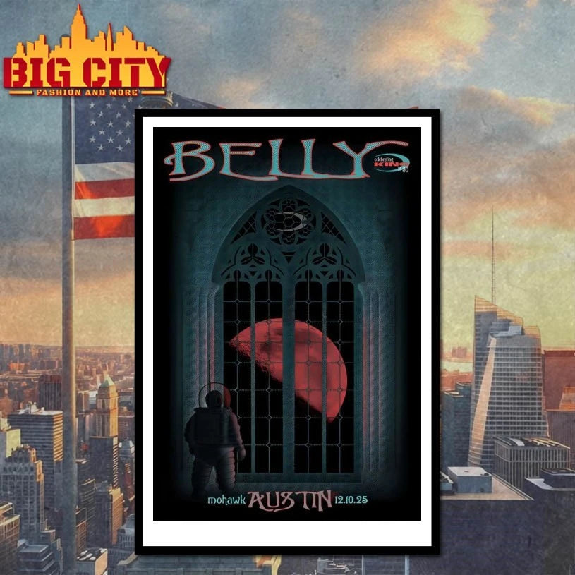 Belly Dec 10 2025 Mohawk In Austin TX Poster shirt