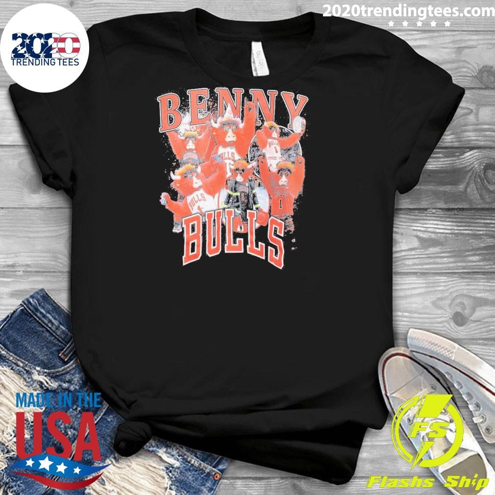 Benny Chicago Bulls Stadium Essentials Youth Mascot Crossroads Shirt