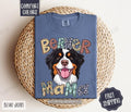 Bernese Mama Comfort Colors, Dog Mom Tee, Cute Bernese Mountain Dog Mama Women's Tshirt Hoodie, Sweatshirt | PureTeeCo.com