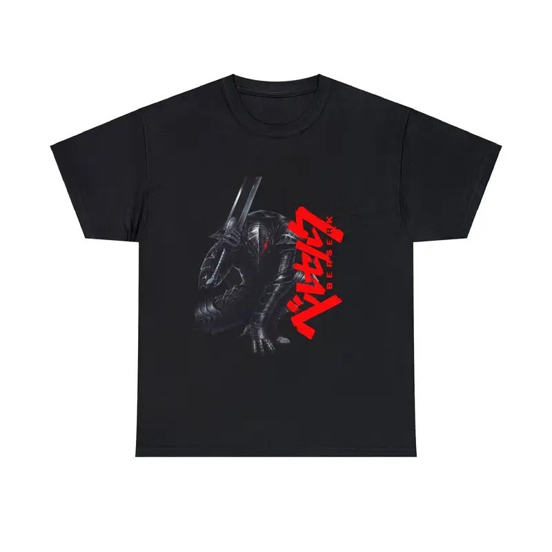 Berserk Japanese Fantasy World Manga Anime T Shirt Unisex Heavy Cotton Tee Menswear Top Hoodie, Sweatshirt | PureTeeCo.com
