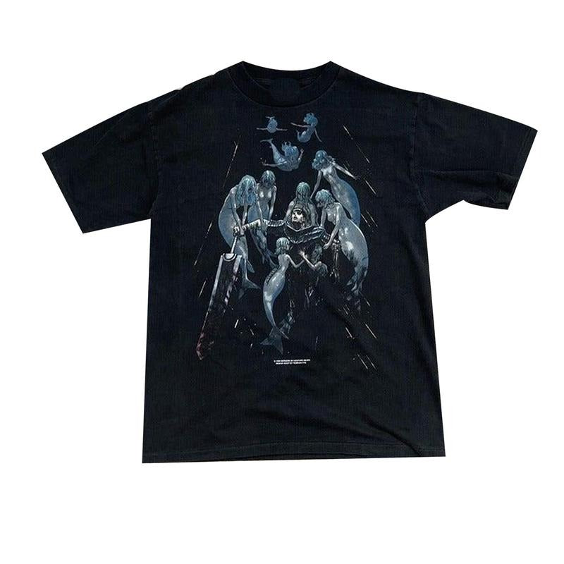 Berserk Mermaid T-Shirt Unisex Gift, Shirt For Men, Berserk Mermaid Shirt Sweatshirt, Hoodie, Comfort Colors | PureTeeCo.com
