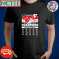 Best 9th Straight 2024 AFC West Division Champions Kansas City Chiefs 1971 93 95 97 2003 10 16 17 18 19 20 21 22 23 shirt