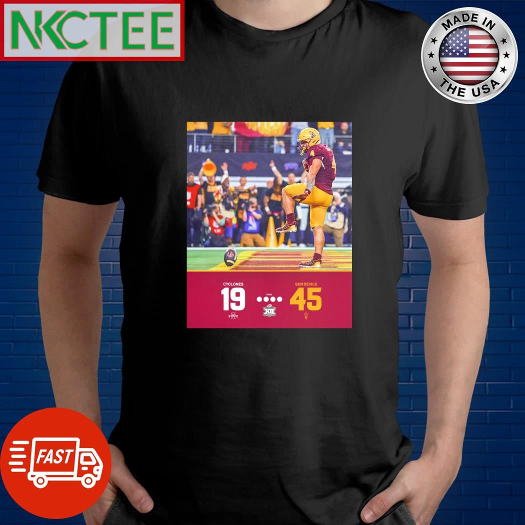 Best Arizona State Sun Devils vs Iowa State Cyclones 45 19 shirt