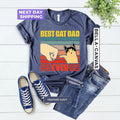Best Cat Dad Ever T-Shirt, Funny Father's Day Shirt, Best Cat Dad Tee, Cool Cat Father Gift, Retro Pet Lover Daddy Shirt,...