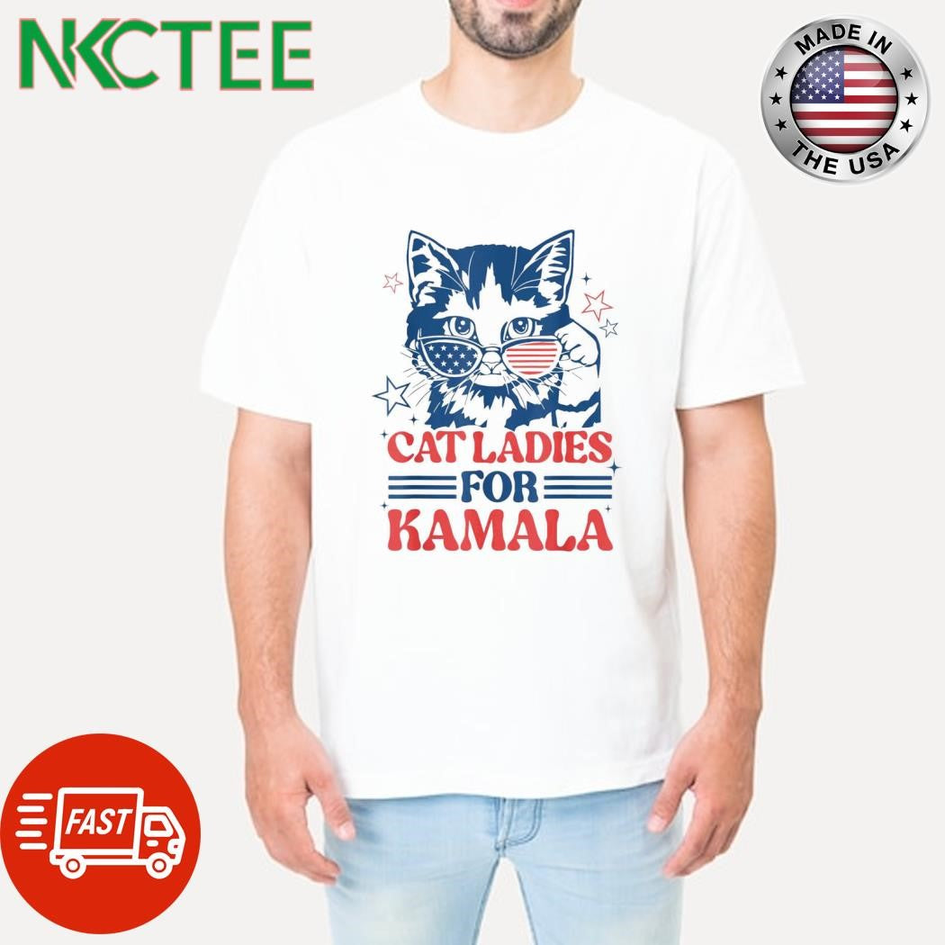 Best Cat Ladies For Kamala Harris sunglasses shirt