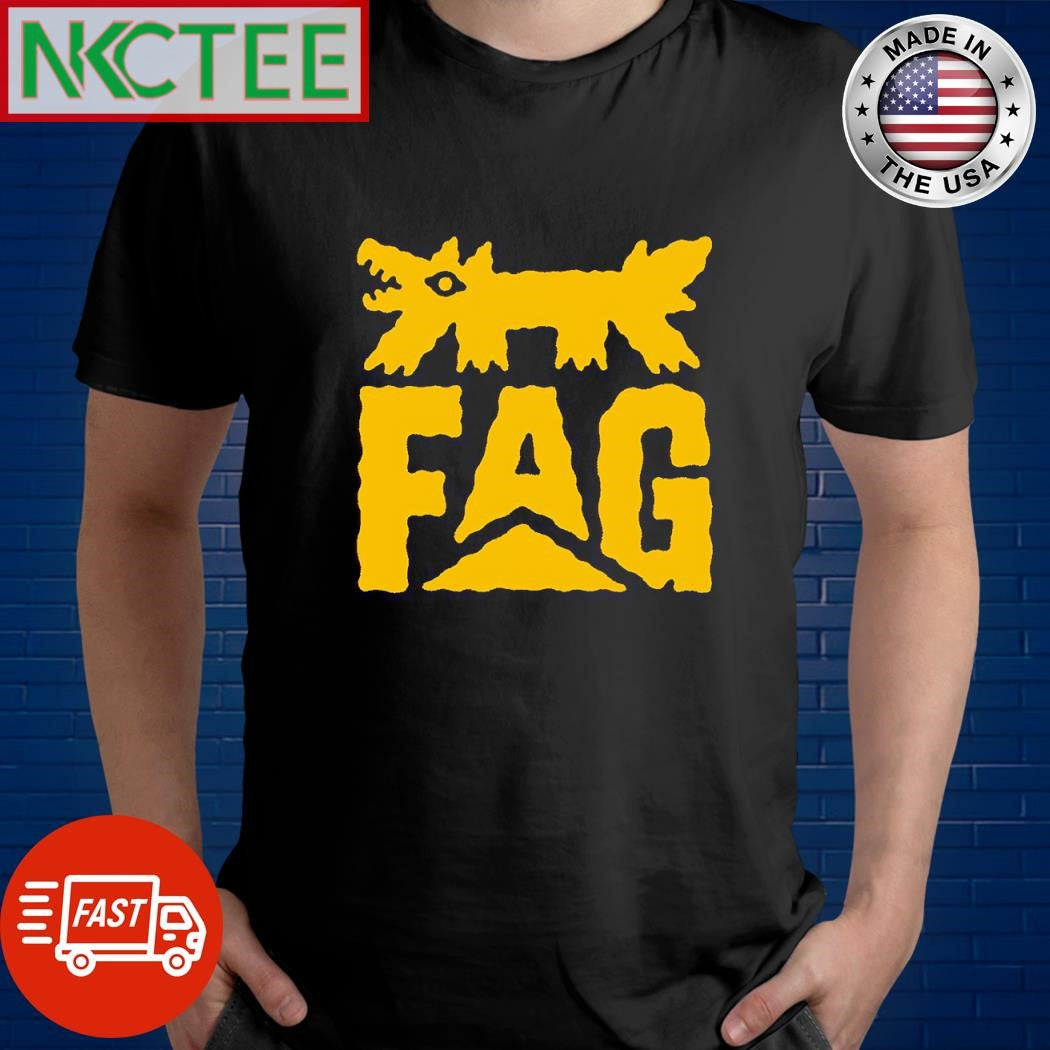 Best FAG dog graphic shirt