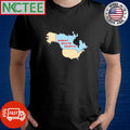 Best Great White North American map shirt