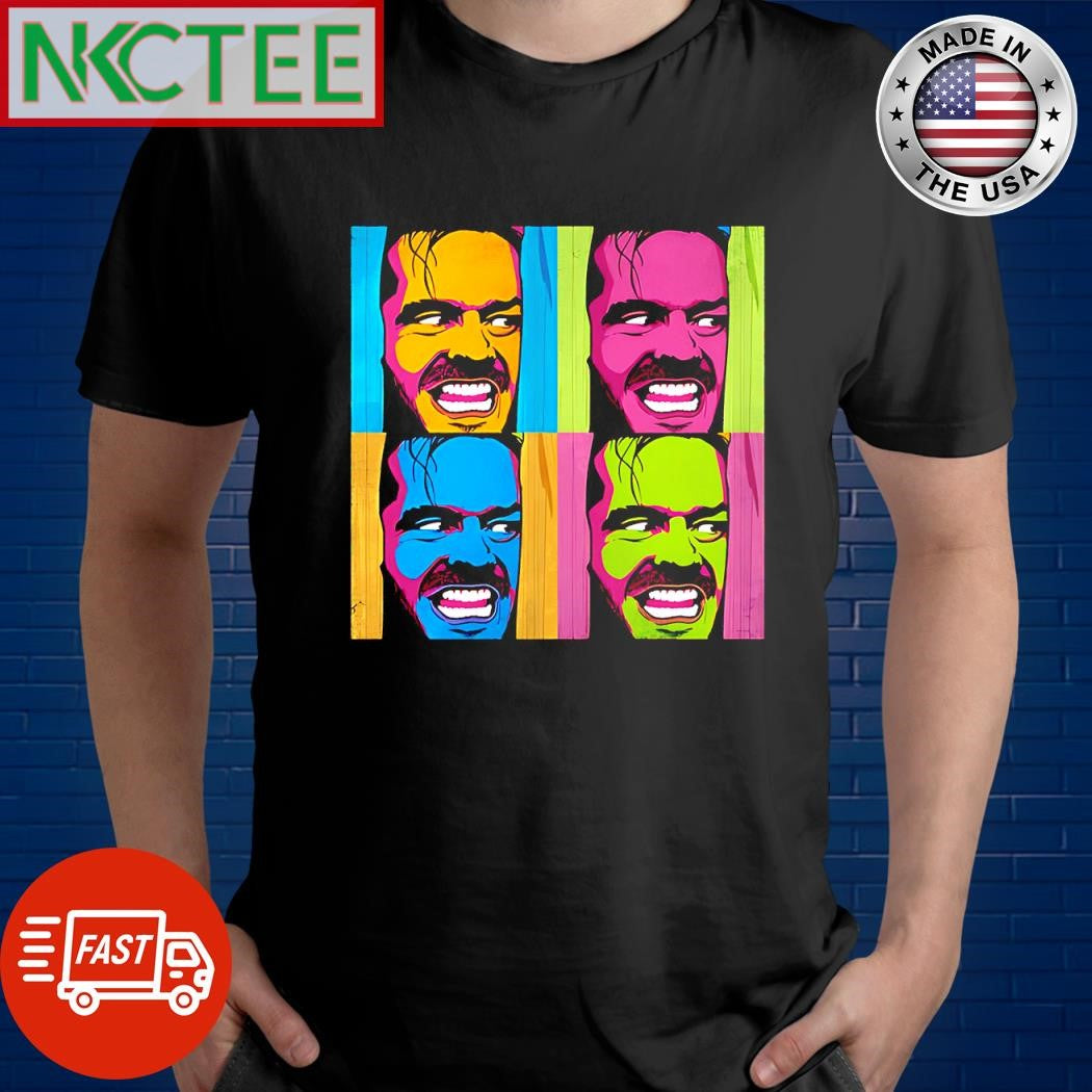 Best Jack Nicholson rainbow paint shirt