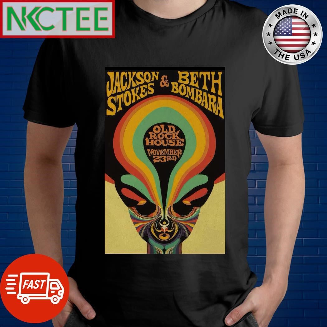 Best Jackson Stokes And Beth Bombara Nov 23 2024 At Old Rock House In St Louis MO Tour Poster Shirt