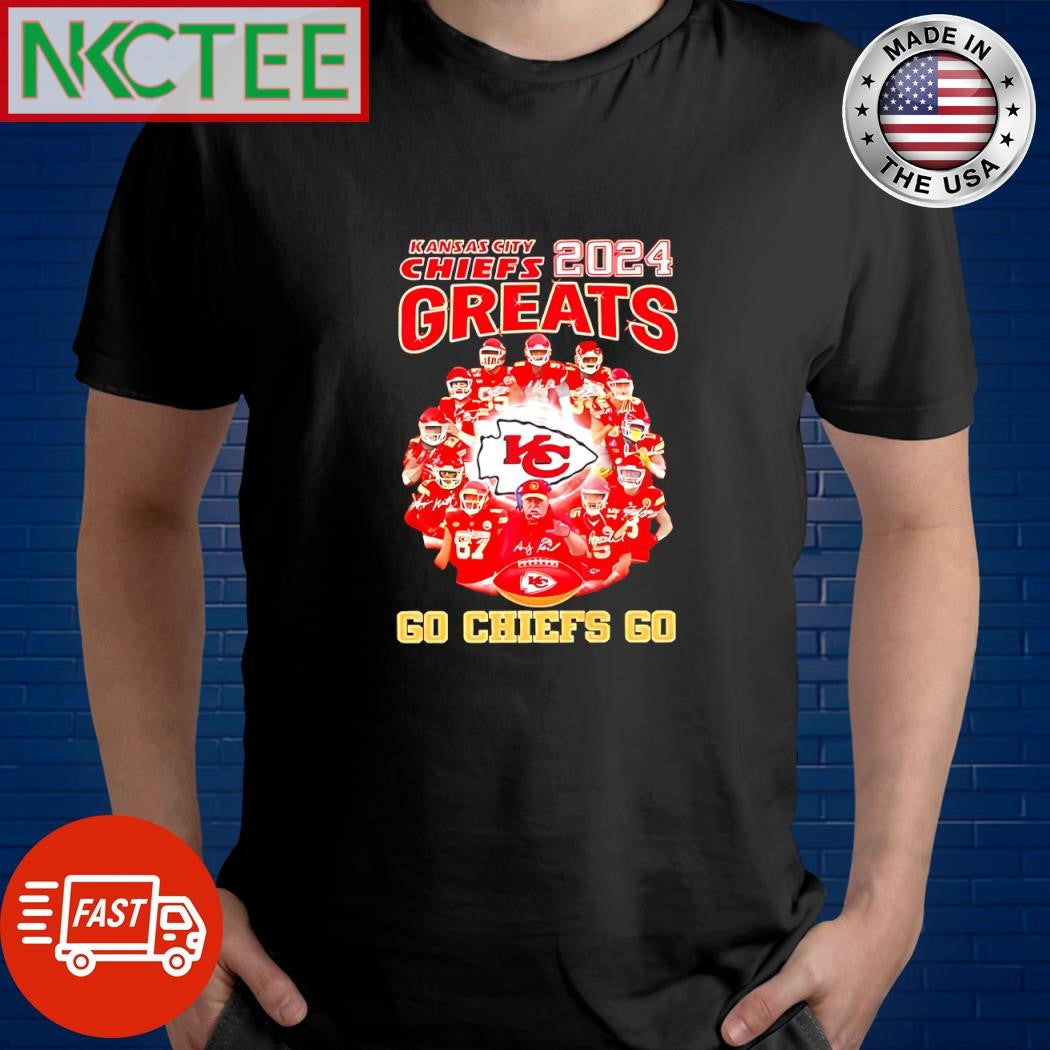 Best Kansas City Chiefs 2024 Greates go Chiefs go circle shirt