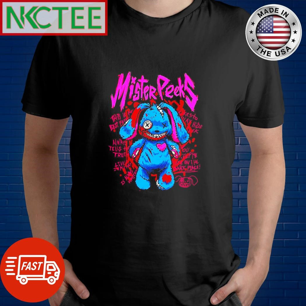 Best Mr. Peeks horror paint shirt