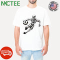 Best Skeleton Playing Soccer Halloween shirt
