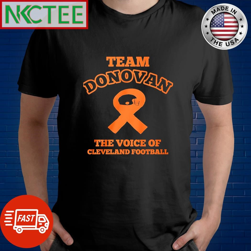 Best Team donovan the voice of Cleveland football shirt