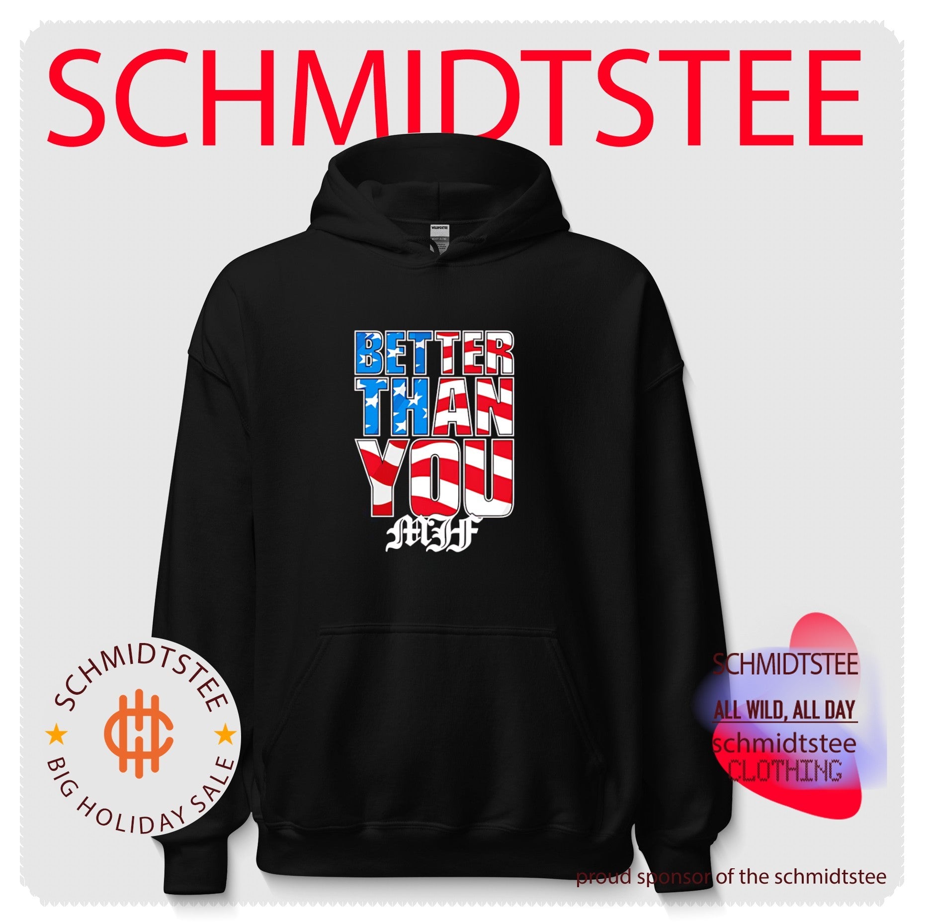 Better than you MJF American flag filler shirt