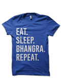 Eat Sleep Bhangra Repeat Royal Blue T-Shirt Hoodie, Sweatshirt | PureTeeCo.com
