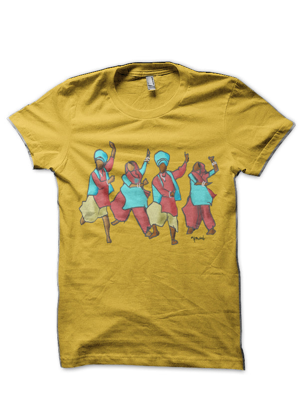 Bhangra 2020 Yellow T-Shirt Hoodie, Sweatshirt | PureTeeCo.com