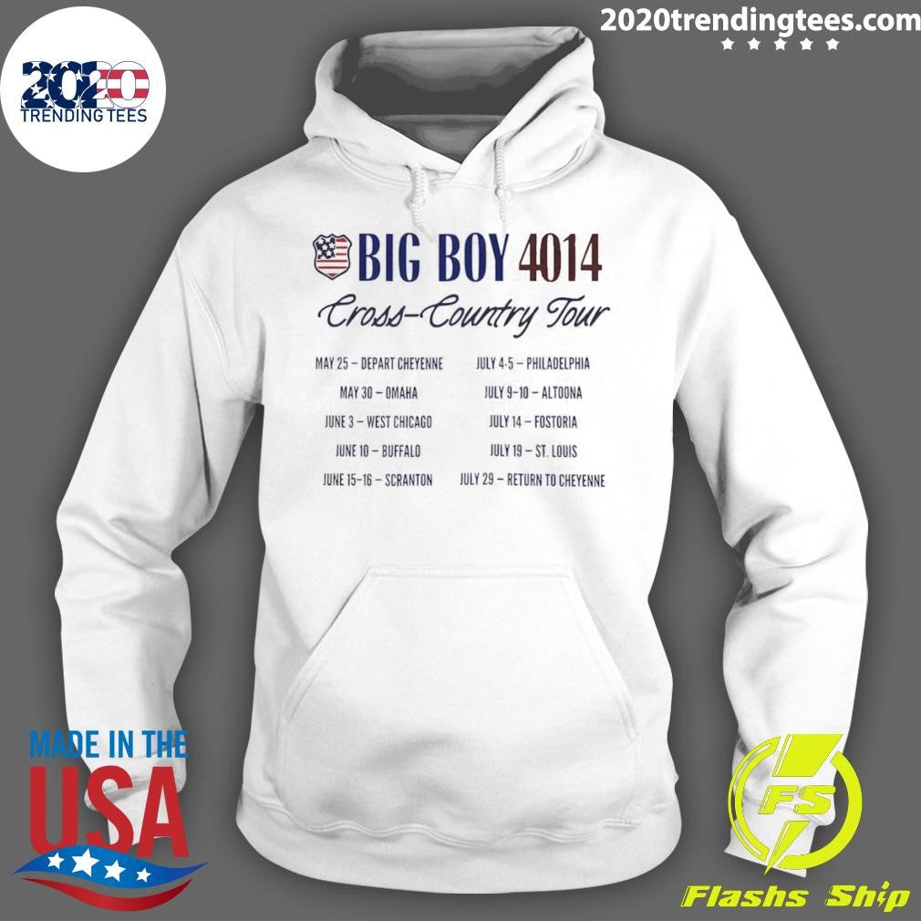 Big Boy 4014 Tour America 250 Train Shirt