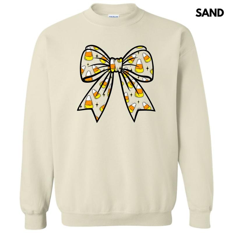 Big Candy Corn Bow Sweatshirt 'NLB' T-Shirts, Hoodie | PureTeeCo.com