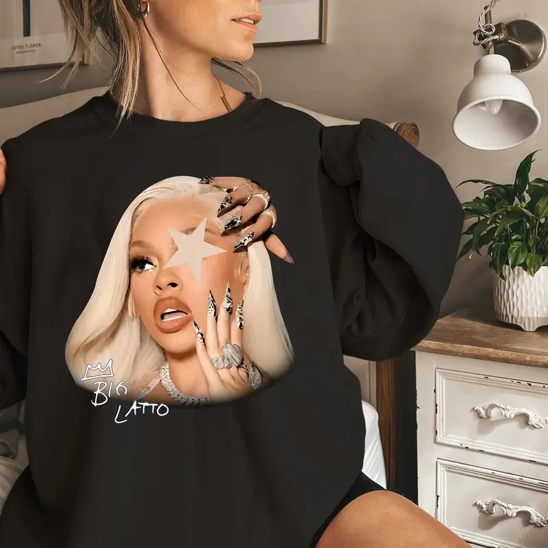 Big Lattoo Iconic Rap Sweatshirt T-Shirts, Hoodie | PureTeeCo.com