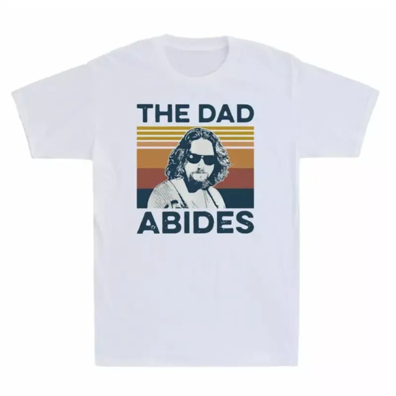 Big LebowskiThe Dad Abides The Dude Father's Day Gift Vintage Men's T Shirt Menswear Top Hoodie, Sweatshirt | PureTeeCo.com