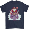 Biker Santa Christmas Motorcycle Motorbike Mens T-Shirt Cotton Made in USA Hoodie, Sweatshirt | PureTeeCo.com