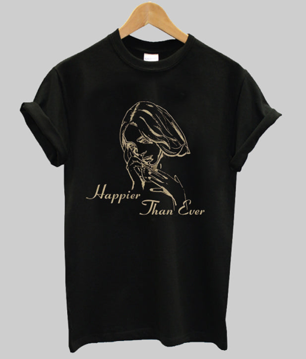 Billie Eilish Happier Than Ever t-shirt Hoodie, Sweatshirt | PureTeeCo.com