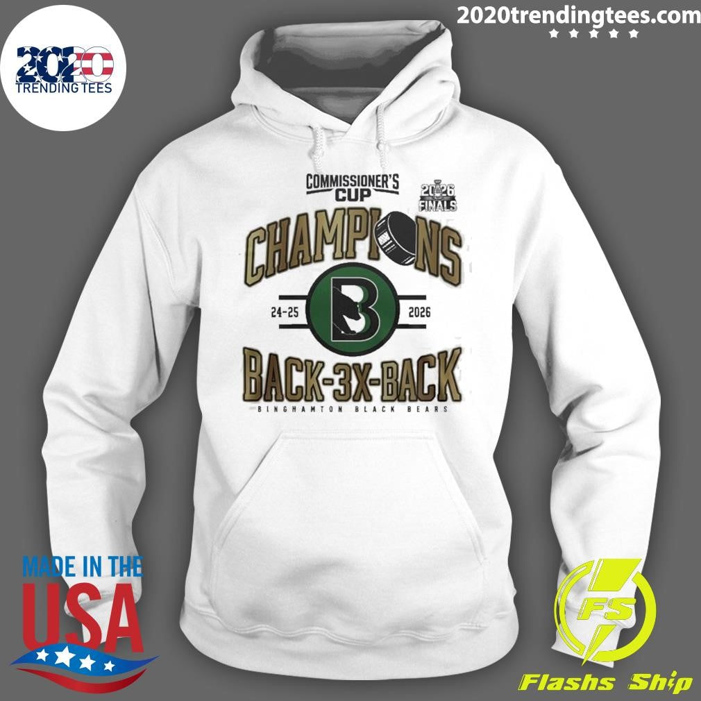 Binghamton Black Bears Commissioners Cup Champions 2026 Shirt