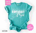 Birthday Girl Shirt Comfort Colors, Cute Women's Tee, Trendy Party Tshirt, Gift for Her Hoodie, Sweatshirt | PureTeeCo.com