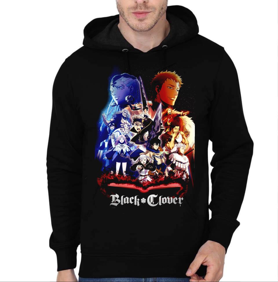 Black Clover Hoodie Style001 T-Shirts, Sweatshirt | PureTeeCo.com