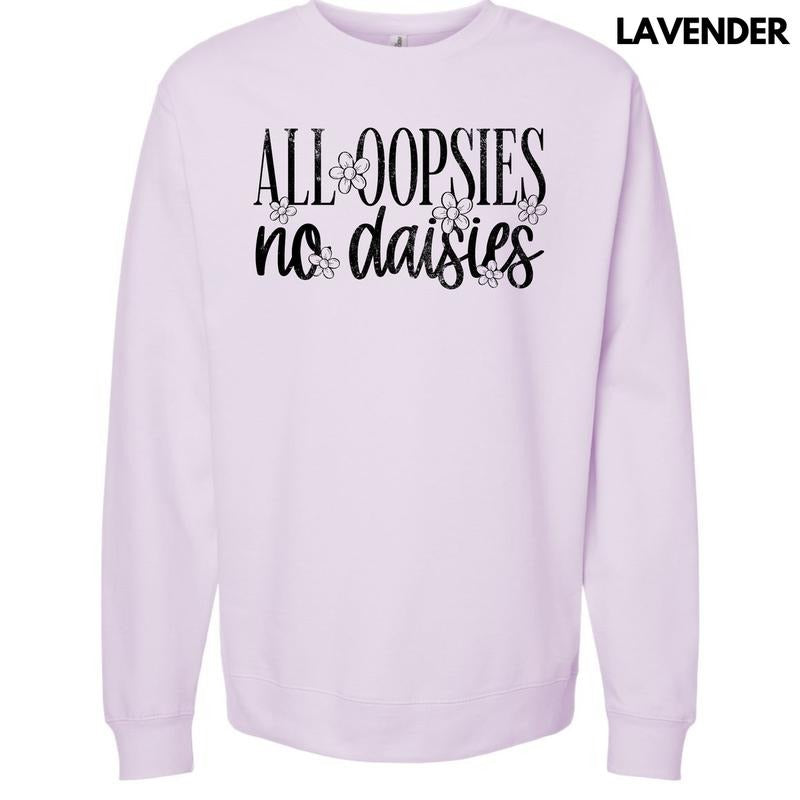 Black Oopsie Daisies Sweatshirt 'NLB' T-Shirts, Hoodie | PureTeeCo.com